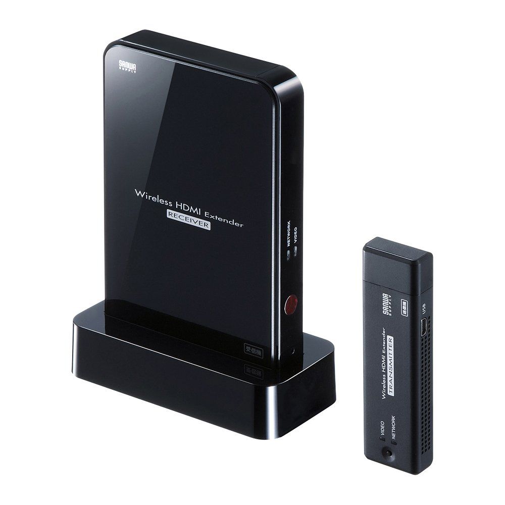 新品 サンワサプライ ワイヤレスHDMIエクステンダー VGA-EXWHD4