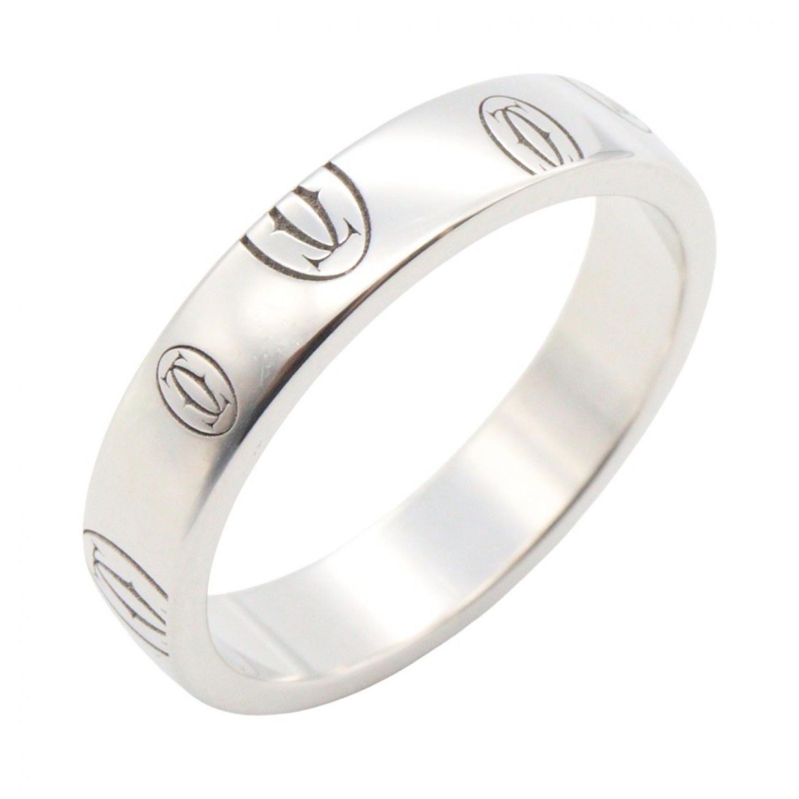 カルティエ CARTIER リング・指輪 ハッピーバースデー リング K18WG（ホワイトゴールド） ハッピーバースデー リング レディース Used A