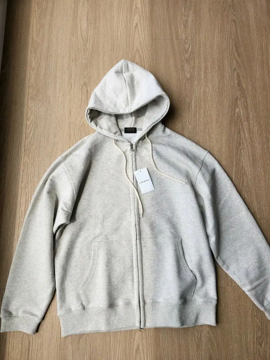 LOKWARD オートミール WHO ジップアップ XL 新品 ROCK ウェア グレー フードジップアップ