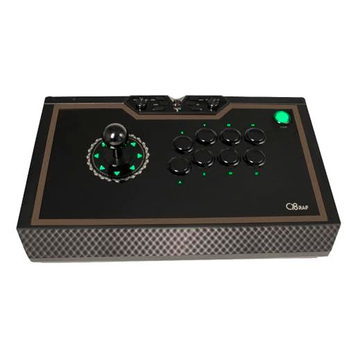 【RGB LED】 Qanba Q8 Arcade Joystick クァンバ Q8 アーケード ジョイスティック (PC対応) 三和電子製 JLF レバー & OBSF-30 ハメ込み式押しボタンを搭載したベーシックモデル Q8-SS★ f835693b