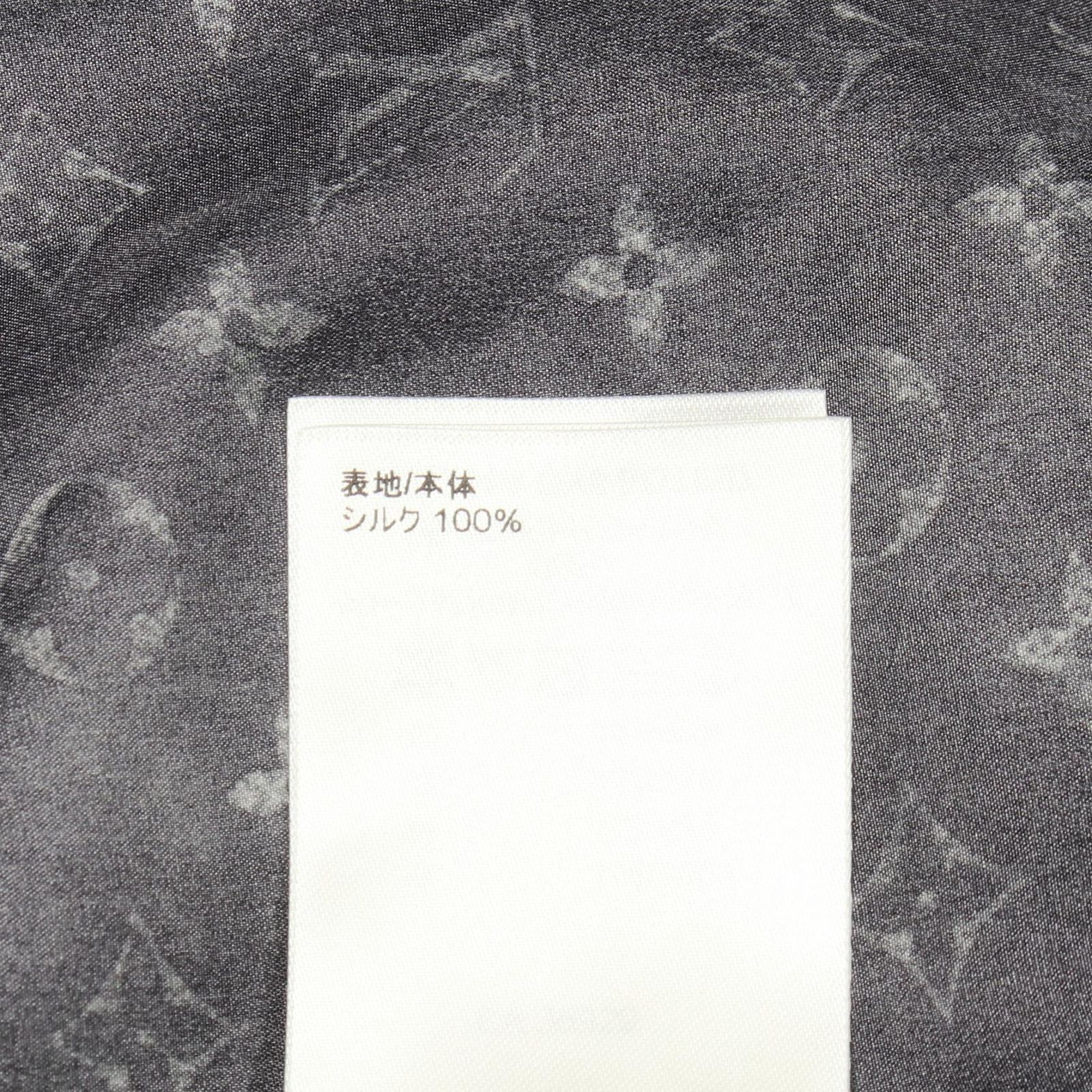 ルイ・ヴィトン LOUIS VUITTON ブラウス モノグラム シルク ブラウス 
