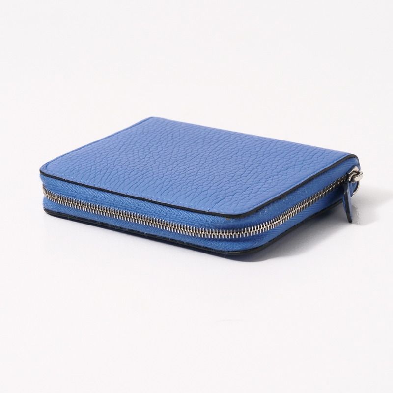 □美品□MOYNAT モワナ 二つ折り財布 ラウンドファスナー レザー
