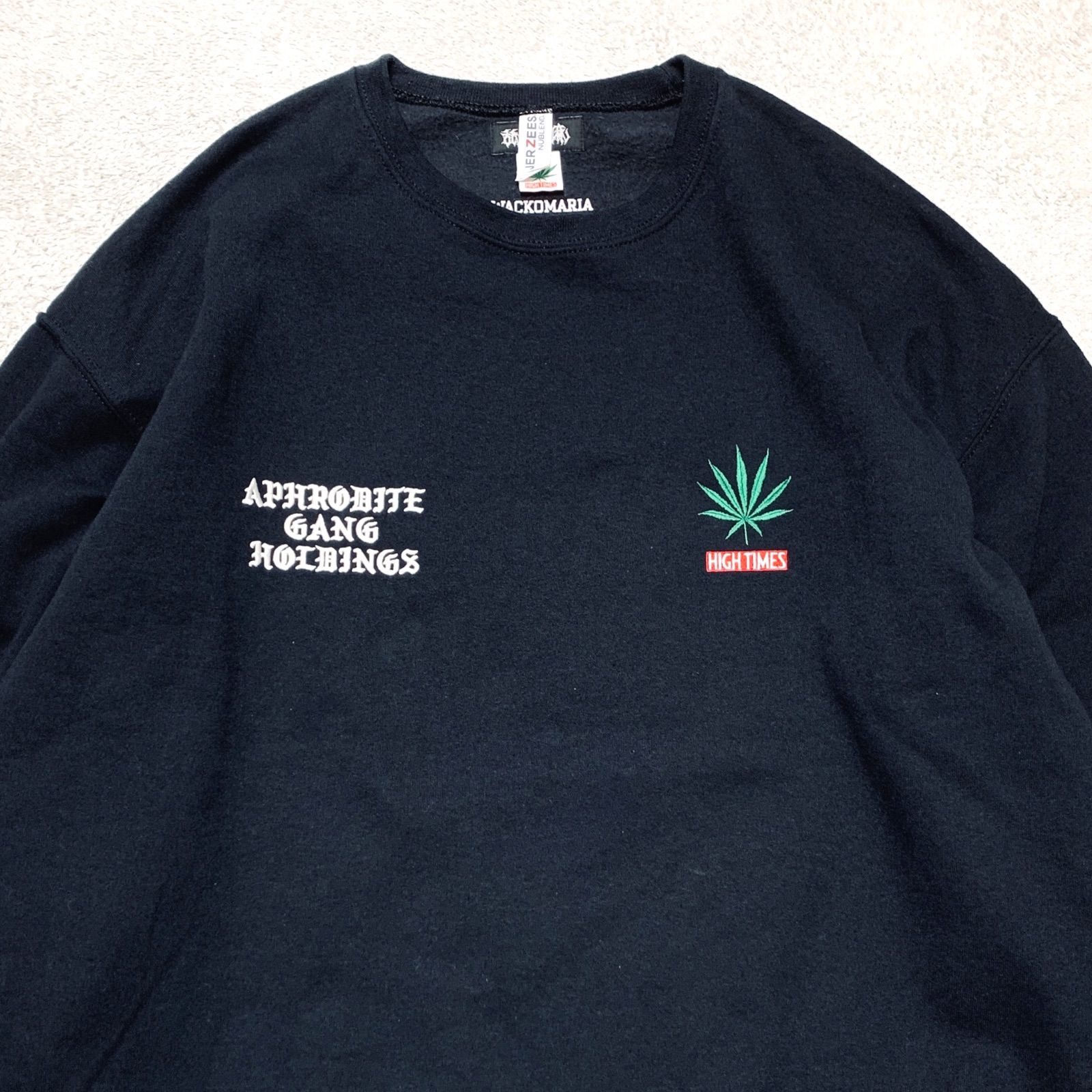 WACKO MARIA × 舐達麻 × HIGH TIMES / SWEAT SHIRT スウェットシャツ 