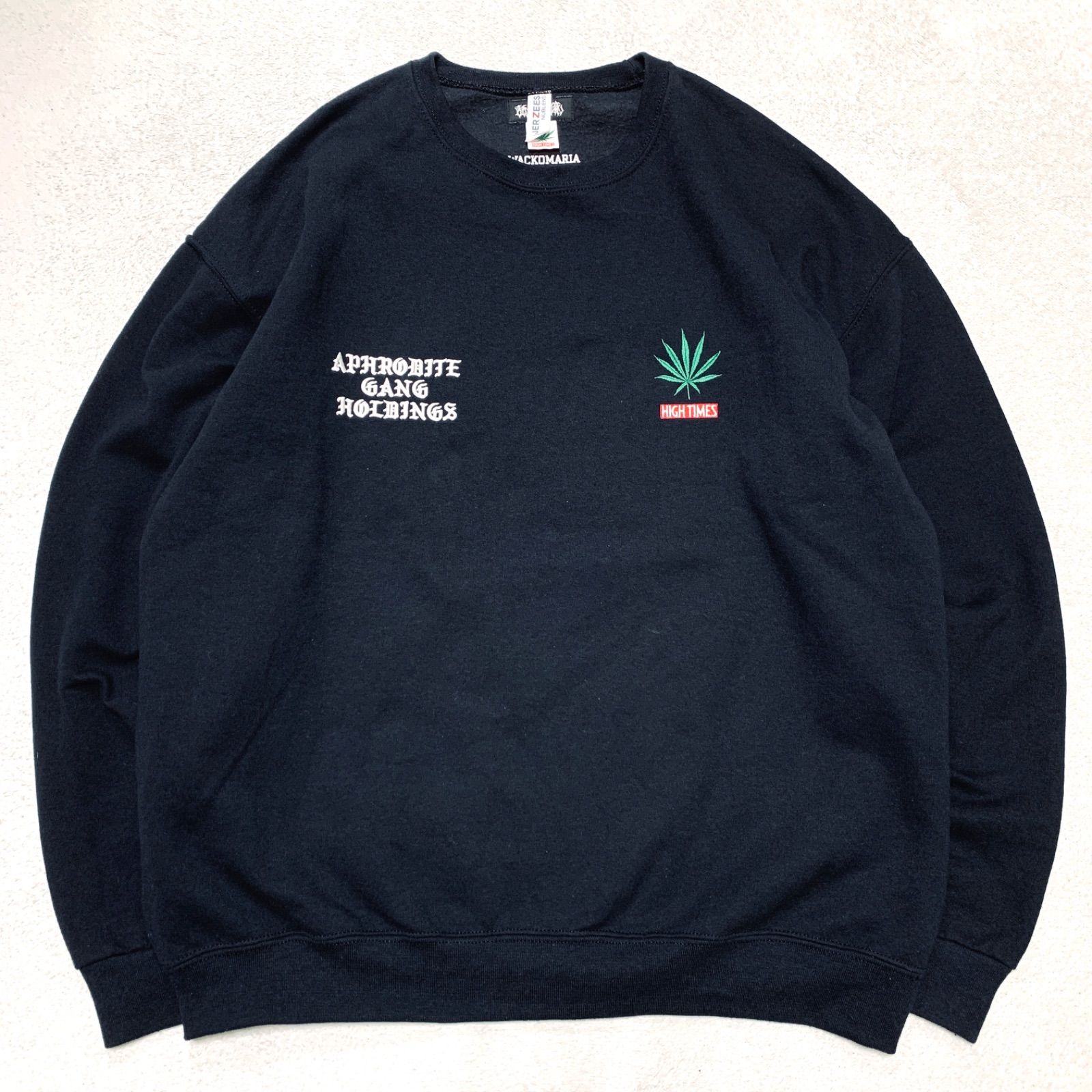 WACKO MARIA × 舐達麻 × HIGH TIMES / SWEAT SHIRT スウェットシャツ 