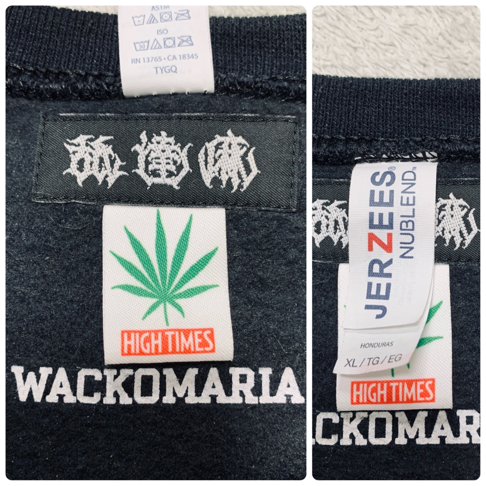 WACKO MARIA × 舐達麻 × HIGH TIMES / SWEAT SHIRT スウェットシャツ 
