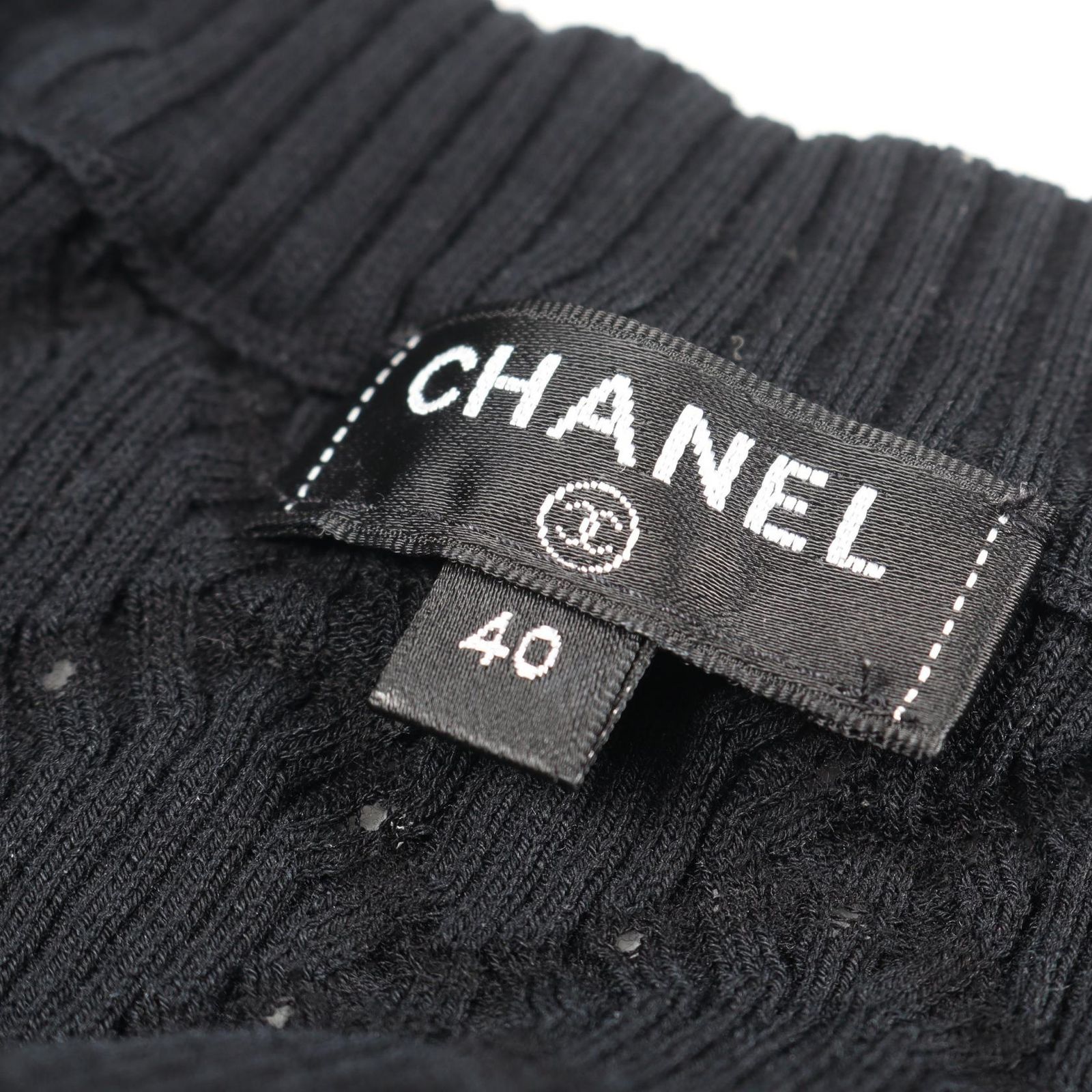 シャネル CHANEL ニット ココマーク 94305 BK コットン コットンニット 