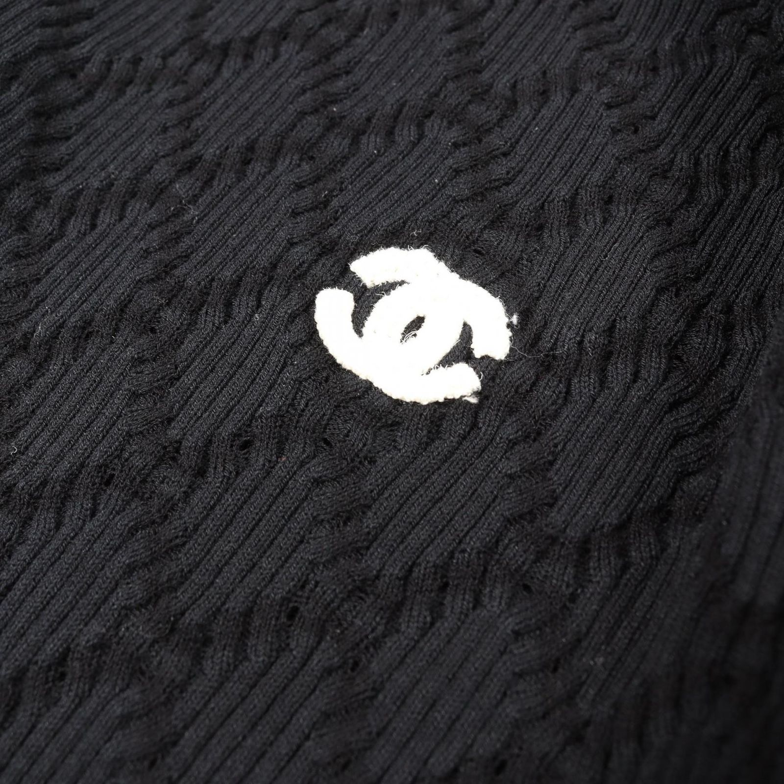 シャネル CHANEL ニット ココマーク 94305 BK コットン コットンニット 