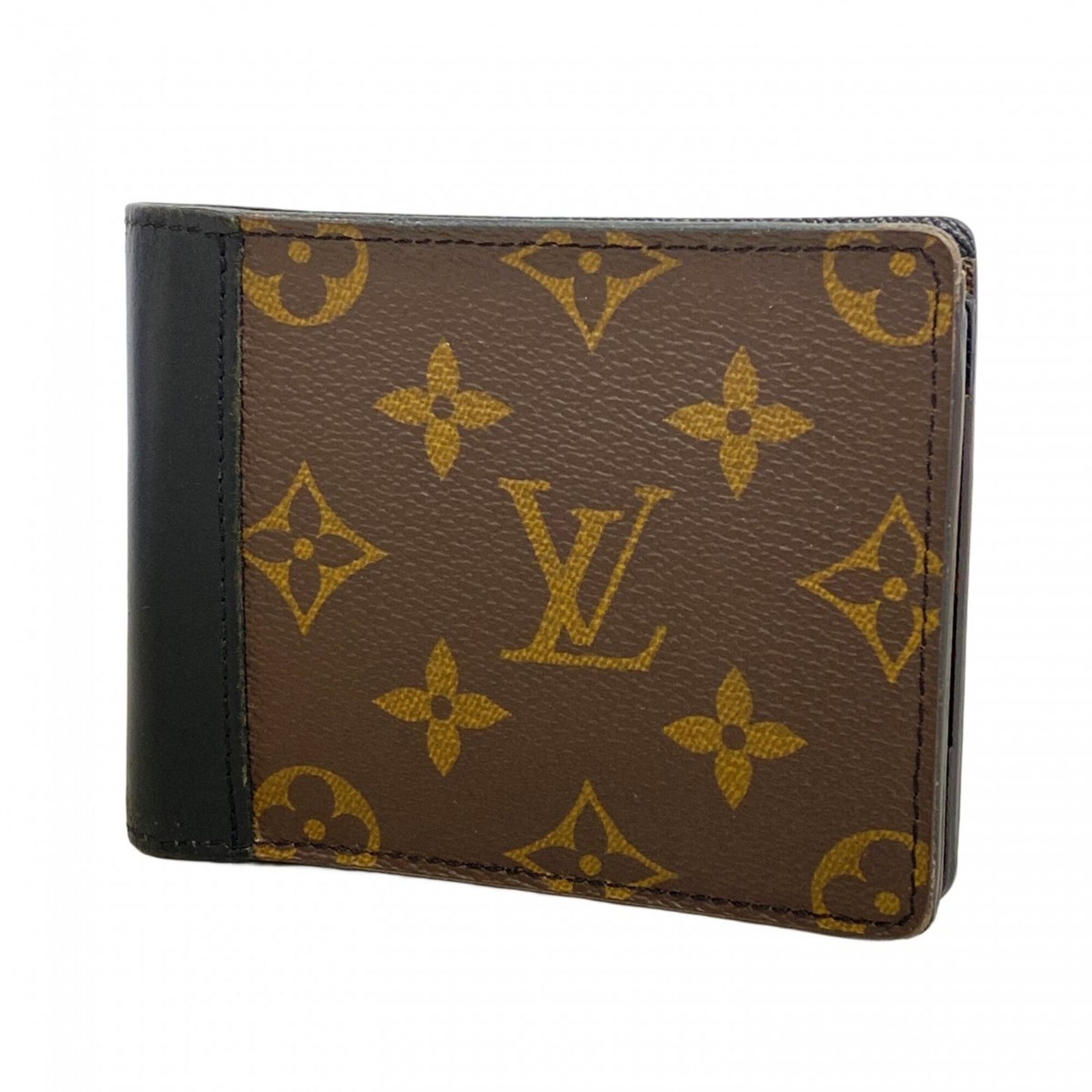 ルイ・ヴィトン(Louis Vuitton) ルイ・ヴィトン 財布・札入れ モノグラム・マカサー ポルトフォイユ ミュルティプル M69408 ブラウン ブラックメンズ