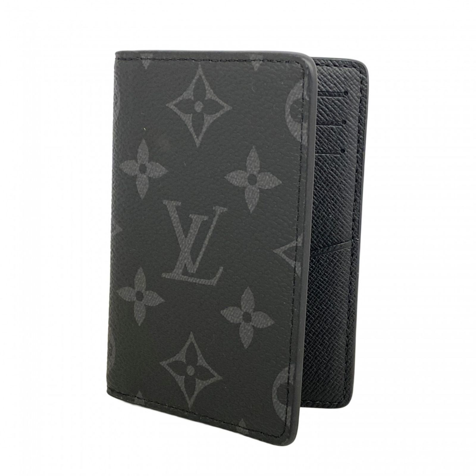 ルイ・ヴィトン(Louis Vuitton) ルイ・ヴィトン 名刺入れ・カードケース モノグラム・エクリプス オーガナイザードゥポッシュ M61696 グレー ブラックメンズ