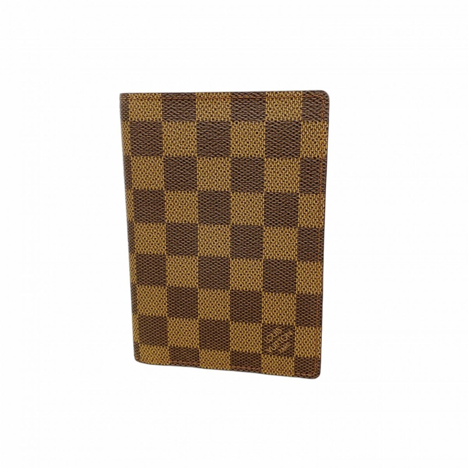 ルイ・ヴィトン(Louis Vuitton) ルイ・ヴィトン パスポートケース・名刺入れ ダミエ クーヴェルテュールパスポール N60188 エベヌメンズ レディース