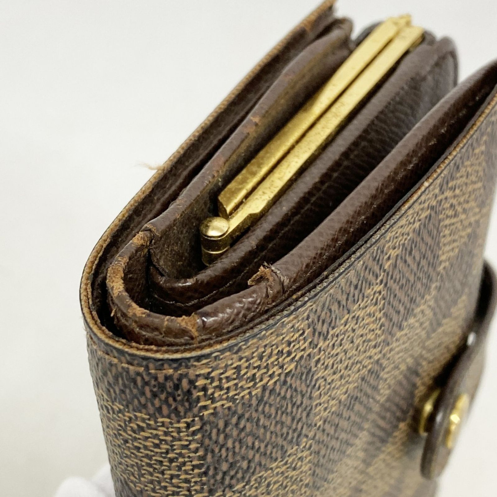 【6dc3739】ルイヴィトン 財布 ダミエ ポルトフォイユヴィエノワ N61674 エベヌ【中古】レディース LOUIS VUITTON（ルイ・ヴィトン） 【6dc3739】ルイヴィトン 財布