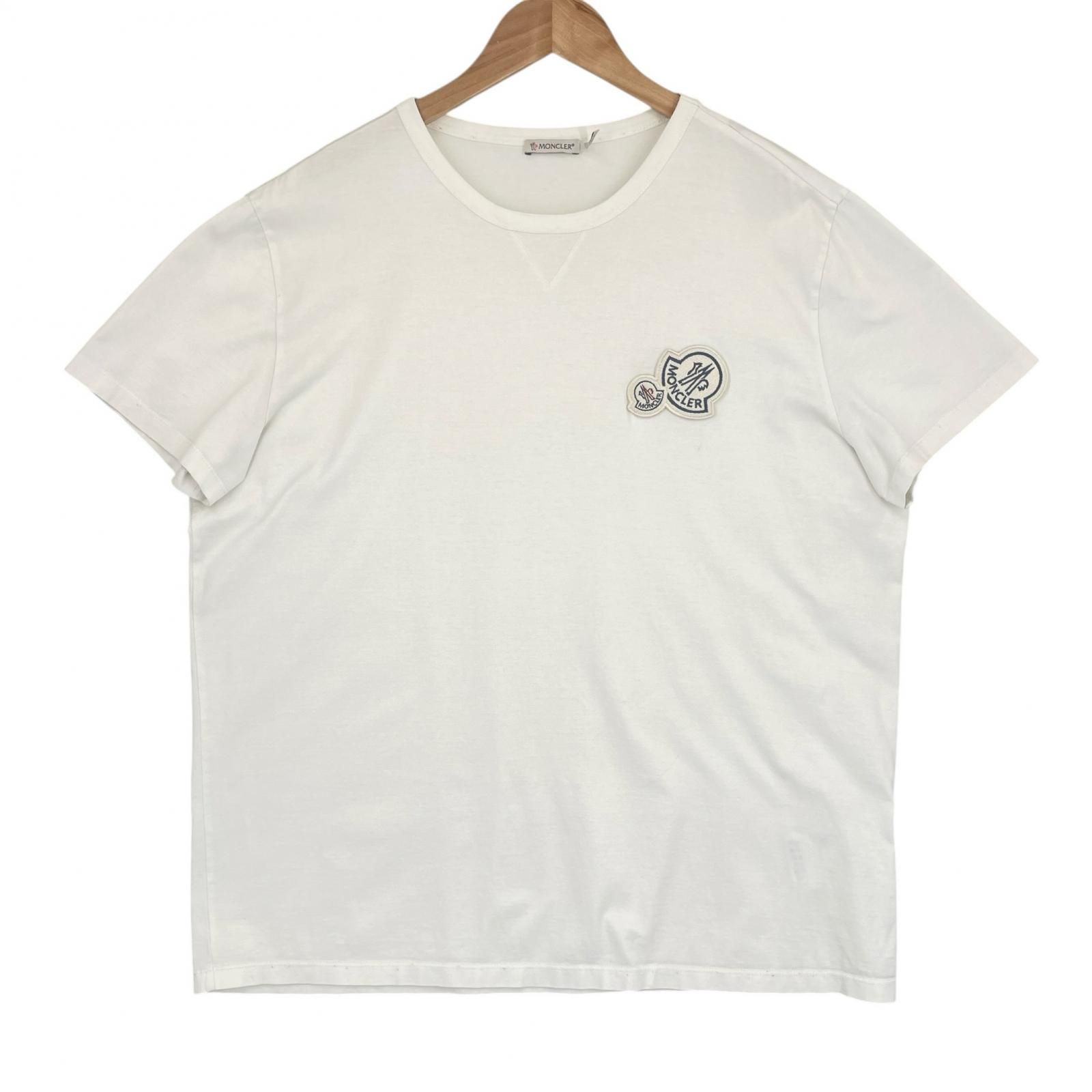MONCLER/XXL/ホワイト/半袖Tシャツ/型番E20918032500 8390Y