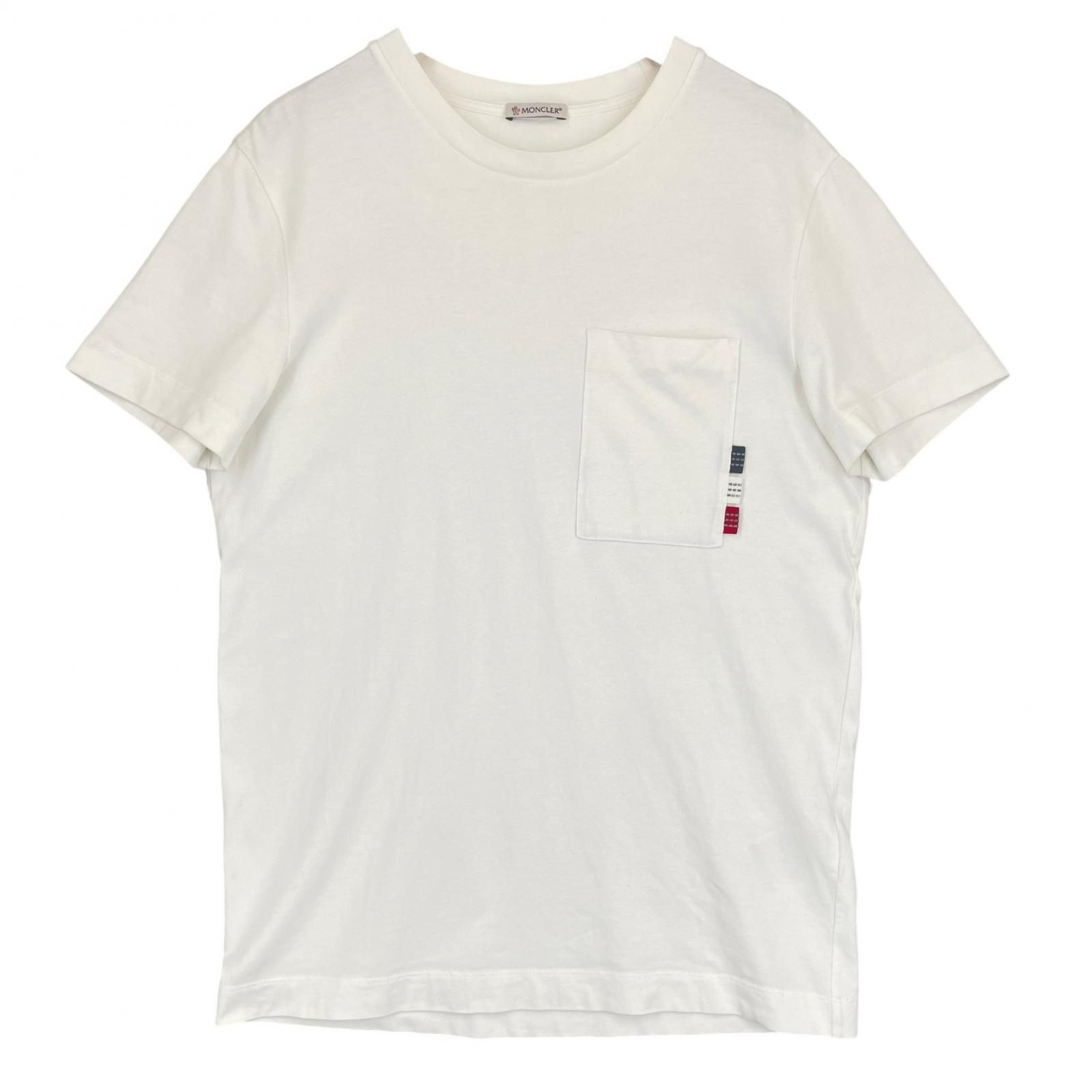 MONCLER/M/ホワイト/半袖Tシャツ/トリコロールタグ/型番E20918049000 8390T 15,246円
