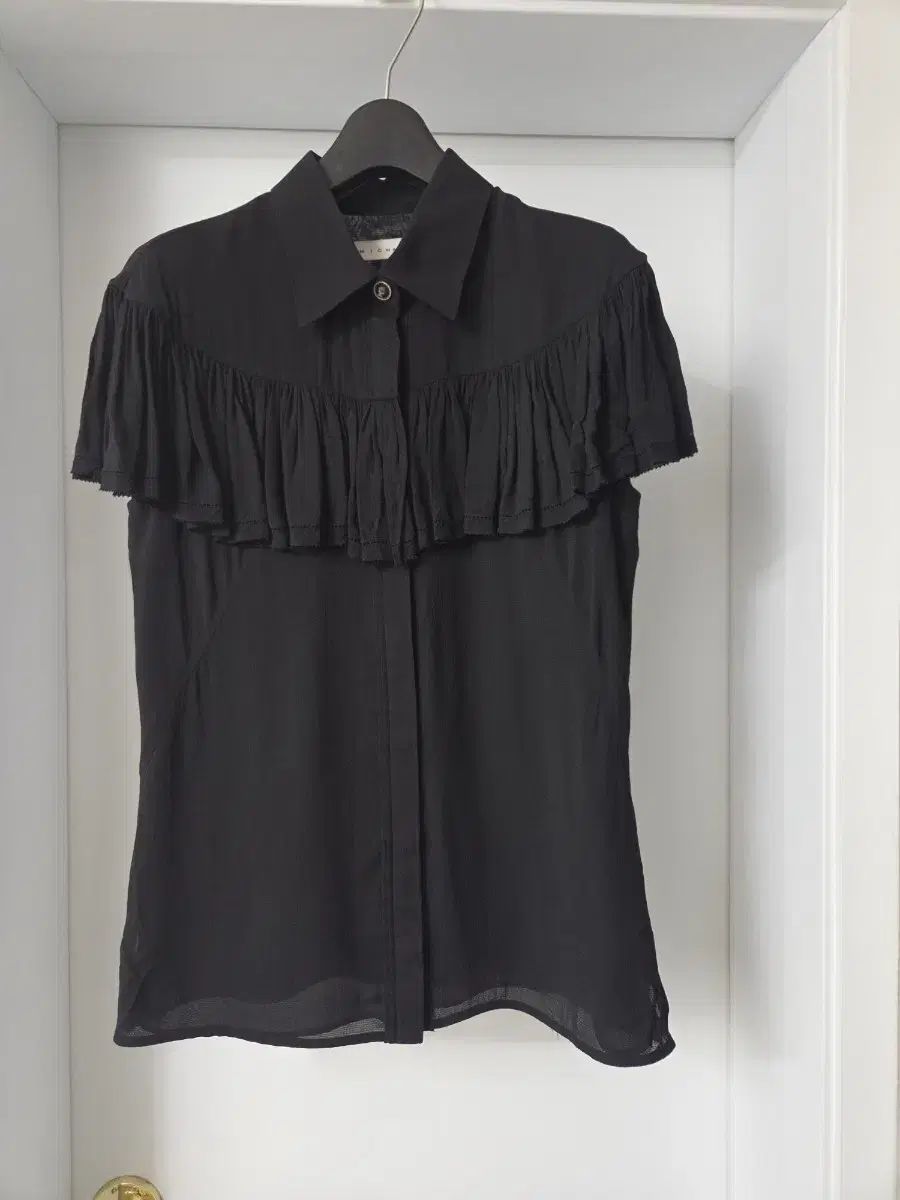 ミシャ MICHAA ラッフル袖 ブラウス
