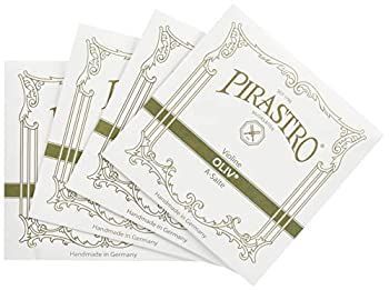 【中古】 PIRASTRO OLIV オリーブ バイオリン弦セット E線ループエンド
