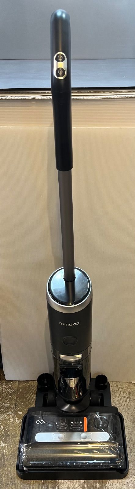実使用無し！ Mindoo AquaX　コードレス水拭き掃除機　MIA-N001 BLK　株式会社ミンドーテクノロジー
