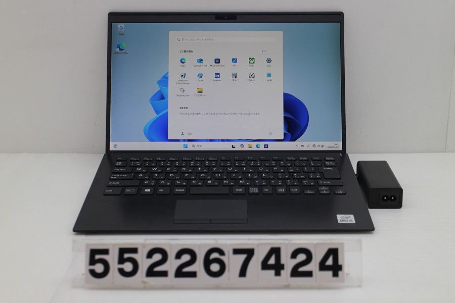 VAIO VJPK13C11N Core i5 1035G1 1GHz/16GB/256GB(SSD)/14W/FHD(1920x1080)/Win11 【552267424】