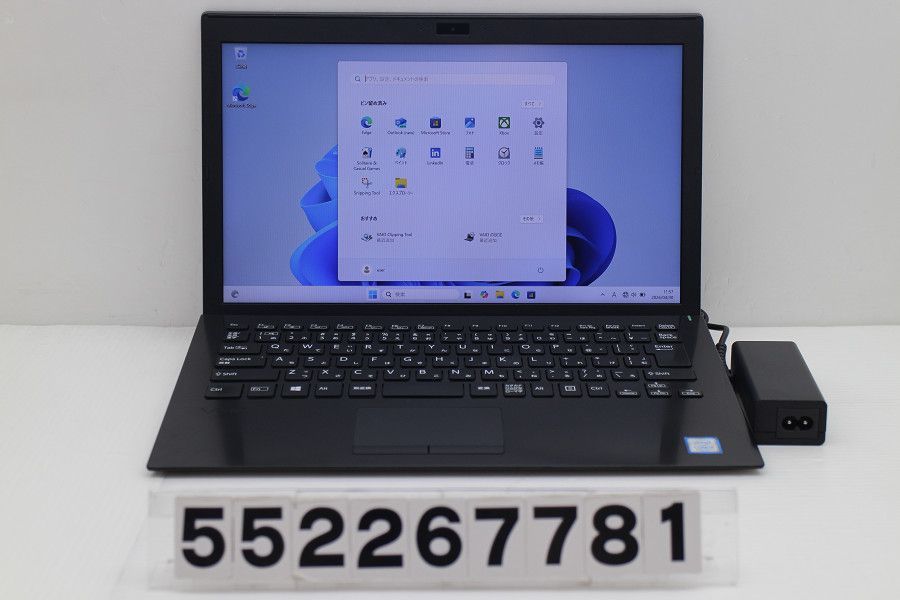 VAIO VJPG11C11N Core i5 8250U 1.6GHz/8GB/256GB(SSD)/13.3W/FHD(1920x1080)/Win11 【552267781】