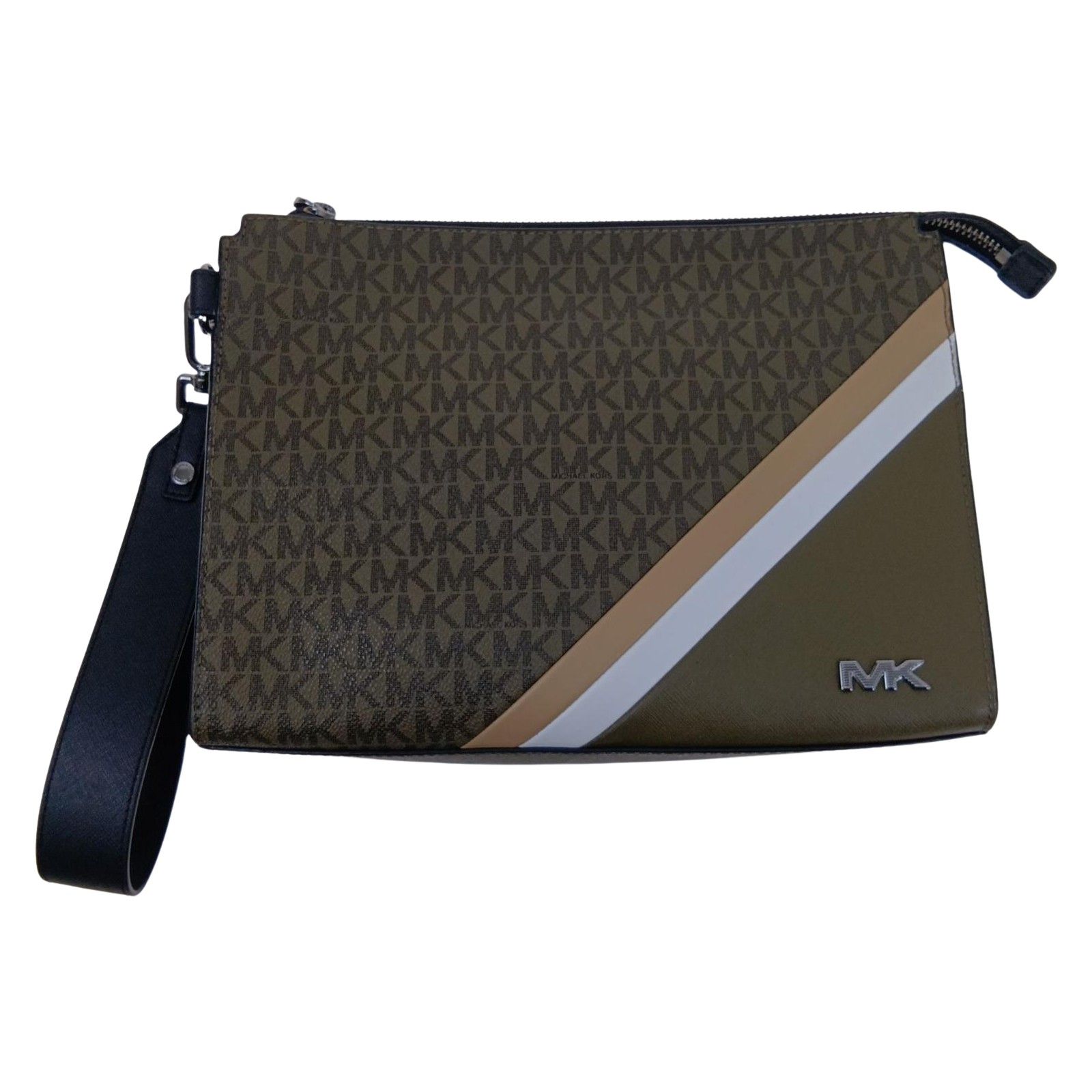 MICHAEL KORS マイケルコース セカンドバッグ MKシグネチャー 2405 ブラウン