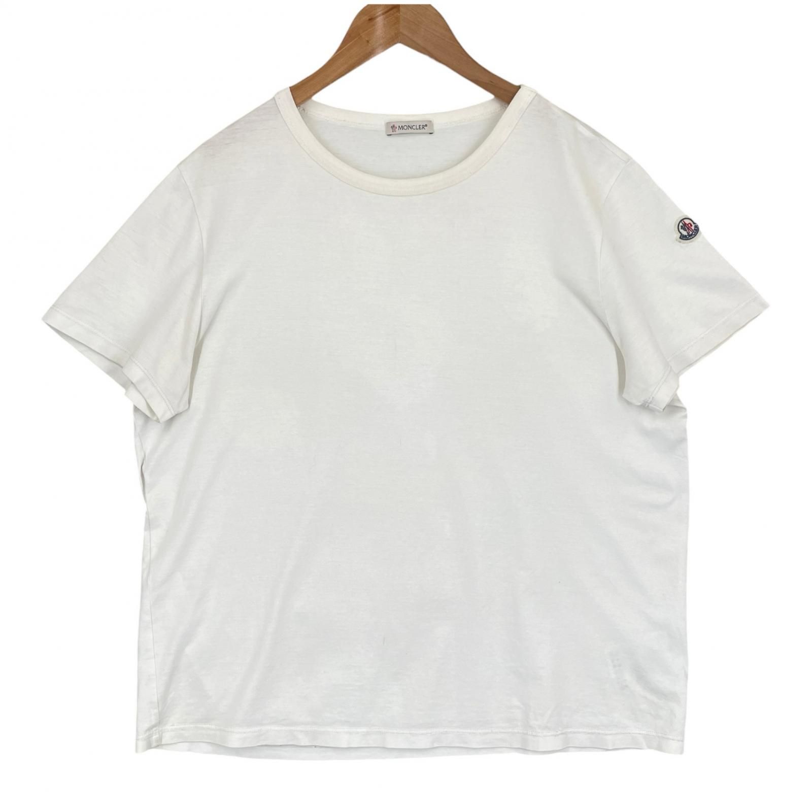 MONCLER/M/ホワイト/半袖Tシャツ/型番D10938083400 8390X
