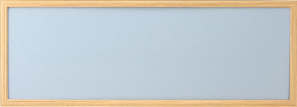 新品 やのまん(Yanoman) 木製パズルフレーム ニューDXウッドフレーム ナチュラル (34×102cm) パネルNO.9-T セルカバー (透明シート) UVカット (紫外線カット)仕様 リバーシブルカラー台紙 吊りひも付き パネル 額 白木