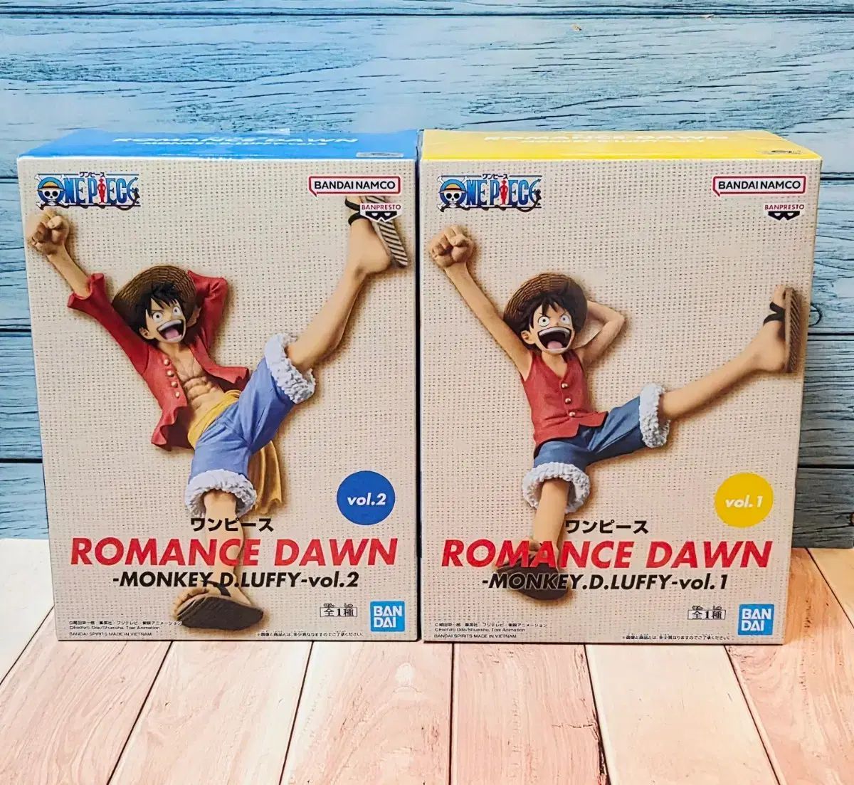 (未開封) (新作) ONE PIECE フィギュア ROMANCE DAWN モンキー・D・ルフィ(ルフィ) 2種 セット