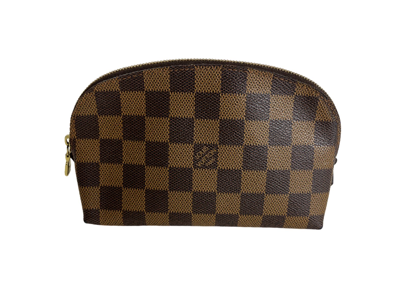 LOUIS VUITTON ルイヴィトン ダミエ ポシェットコスメティックPM ポーチ コスメポーチ 化粧ポーチ N47516 ブラウン