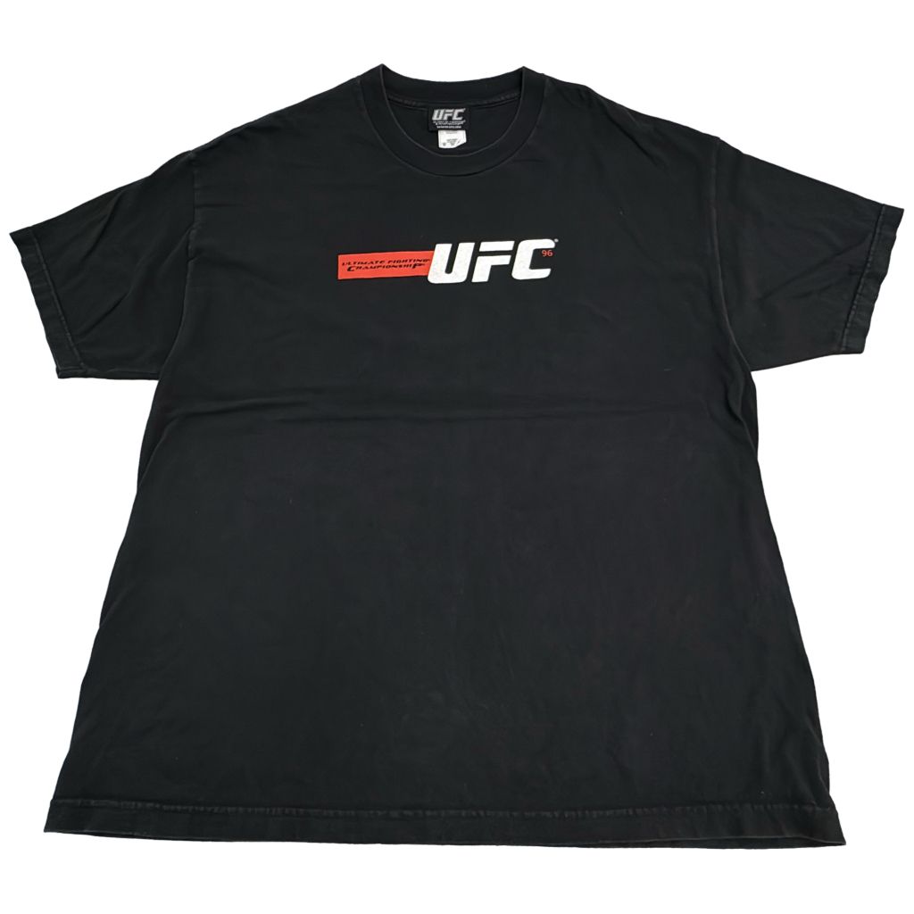 00年代 UFC 2009 半袖Ｔシャツ 大きいサイズ ブラック(メンズ 2XL)中古 古着 Y0557