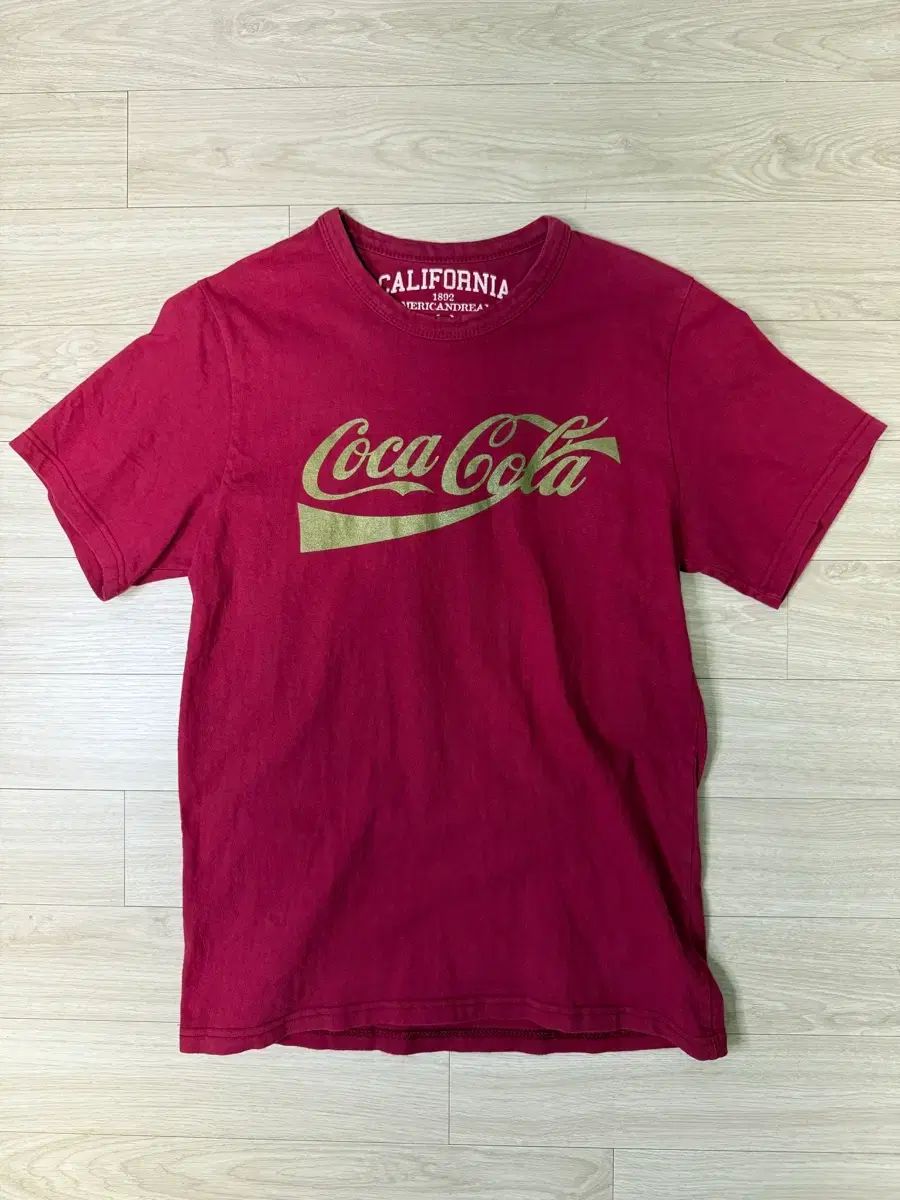 コカコーラ ヴィンテージコレクション Tシャツ バーガンディ M