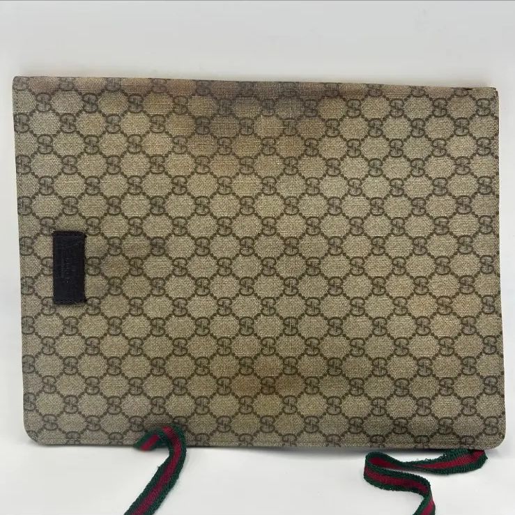 GUCCI グッチ GGスプリーム シェリーライン クラッチバッグ オールド