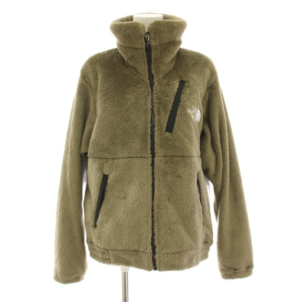 ザノースフェイス THE NORTH FACE ショートバーサロフトジャケット フリースジャケット アウター ロゴ刺繍 L カーキ NAW62550 /YT