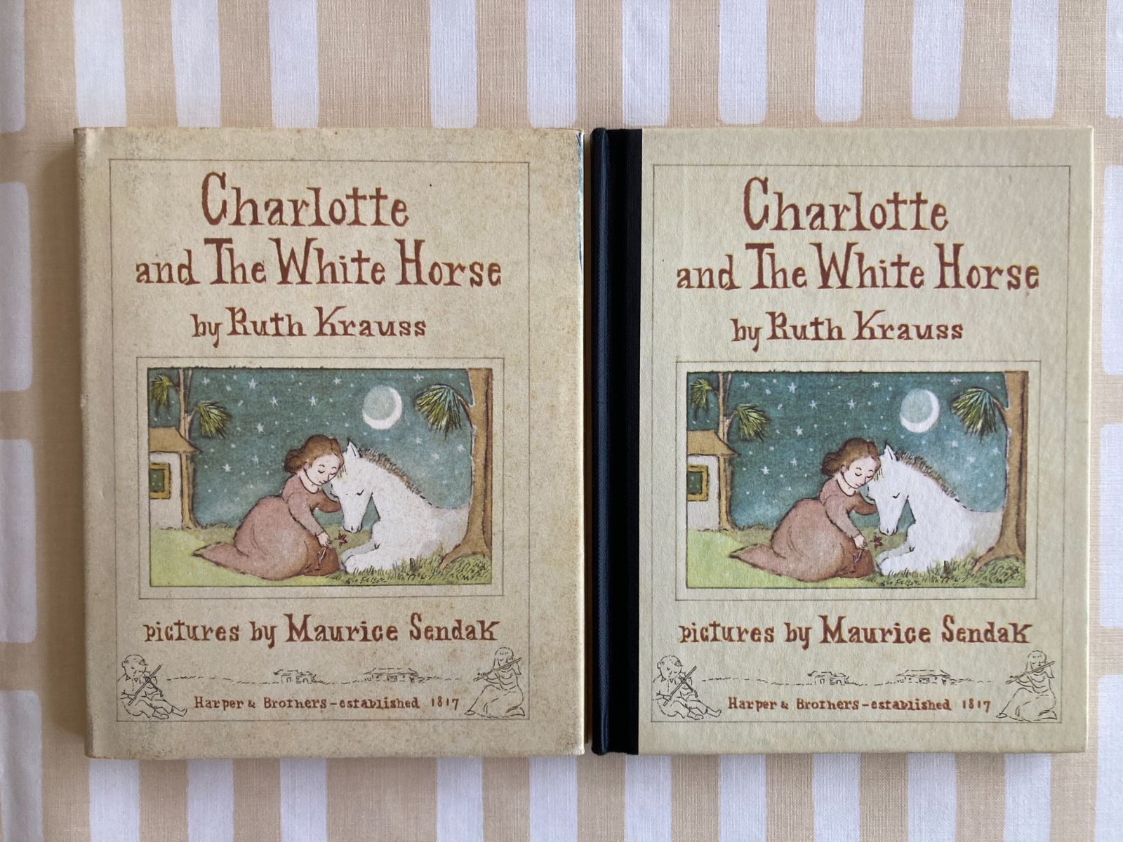 「Charlotte and The White Horse」 シャーロットとしろいうま　センダック　英語絵本