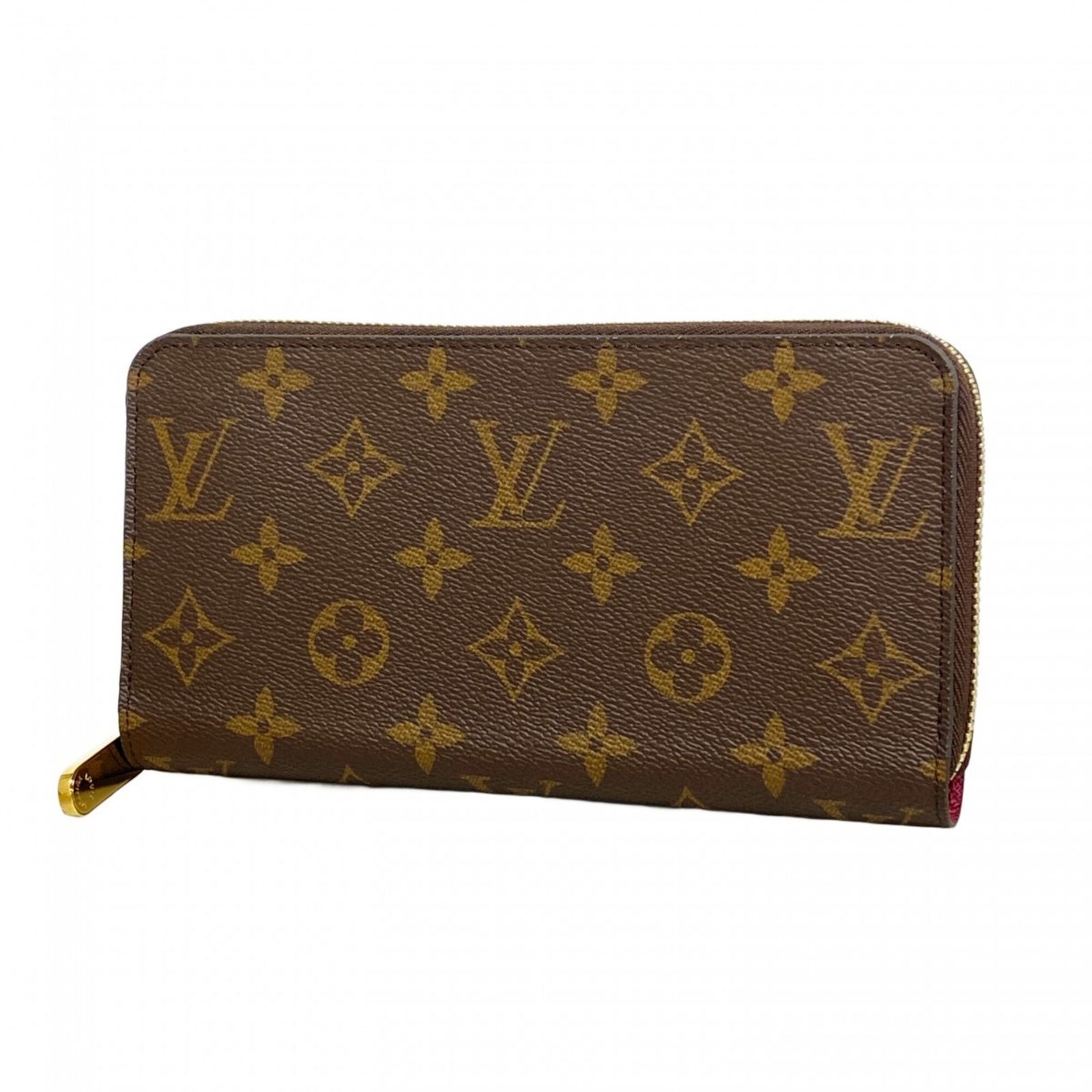 ルイ・ヴィトン(Louis Vuitton) ルイ・ヴィトン 長財布 モノグラム ジッピーウォレット M41895 ブラウン フューシャレディース