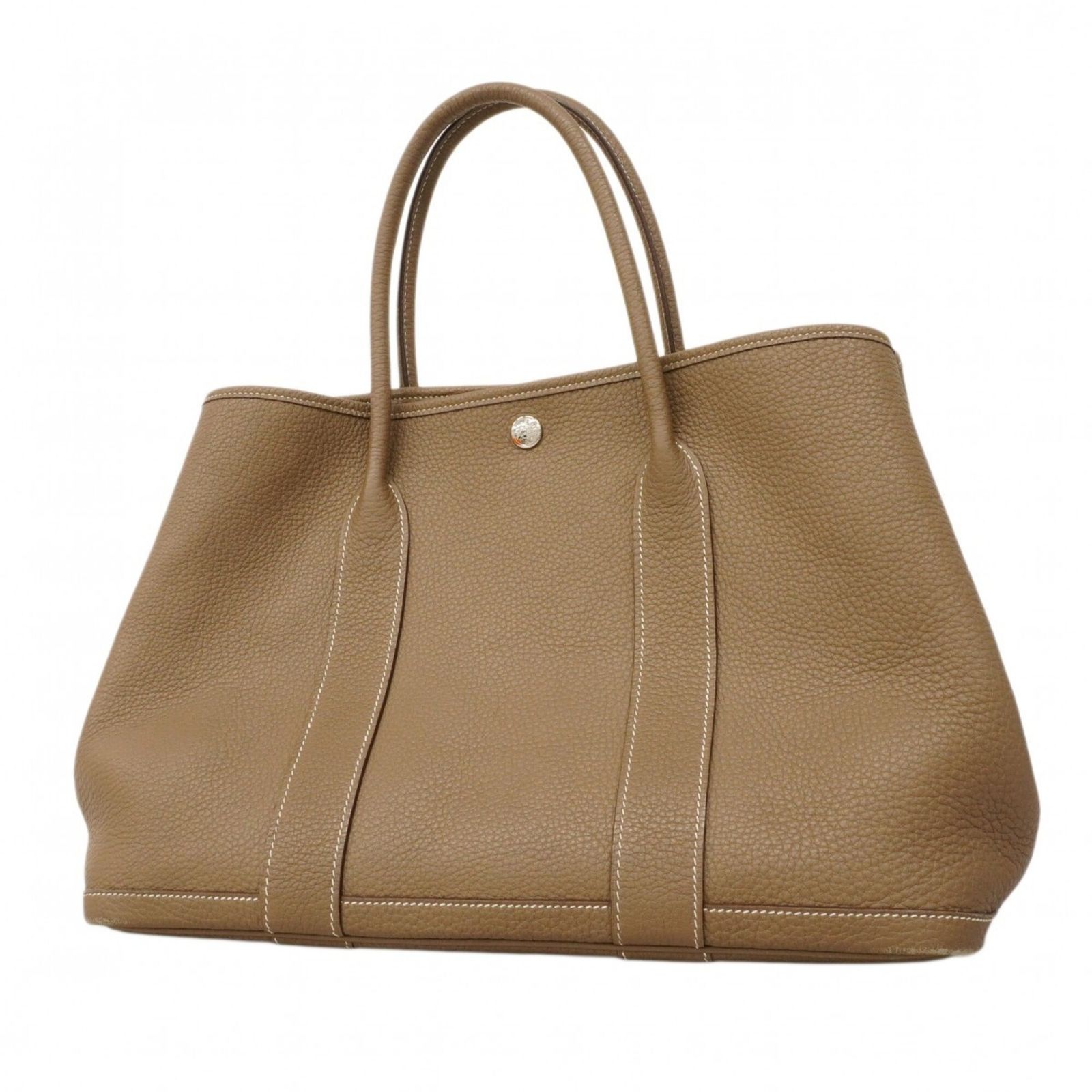 エルメス(Hermes) エルメス トートバッグ ガーデンPM ネゴンダ エトゥープ D刻印レディース