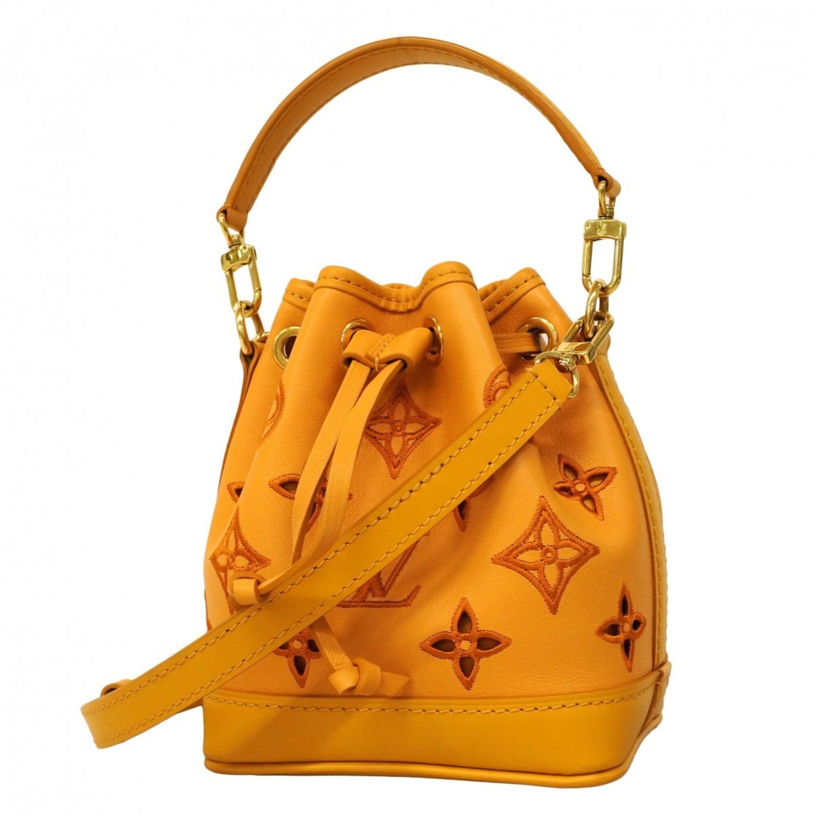 ルイ・ヴィトン(Louis Vuitton) ルイ・ヴィトン ハンドバッグ ナノノエ M82469 サフラン 2wayバッグレディース