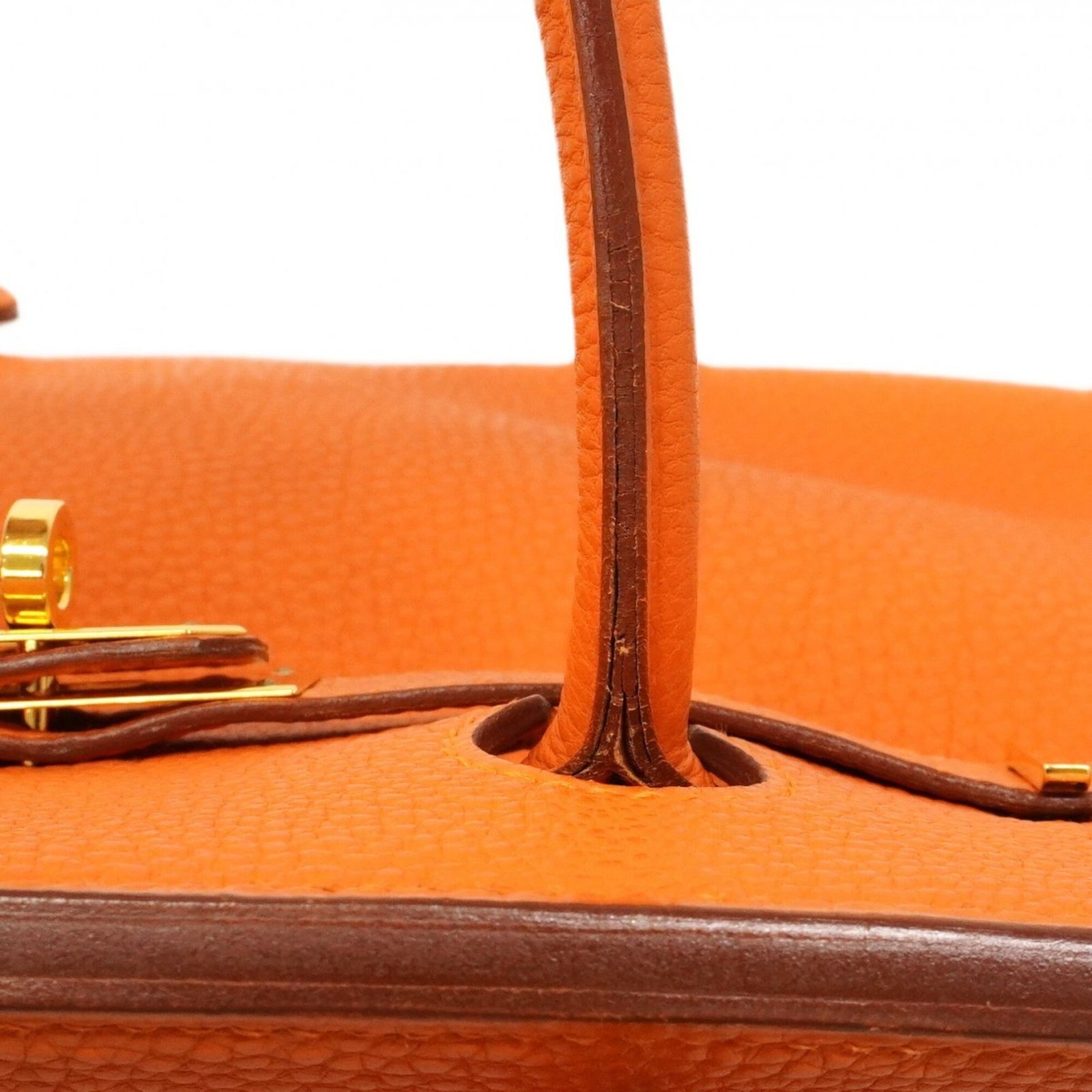 エルメス(Hermes) エルメス ハンドバッグ バーキン30 トゴ オレンジ 