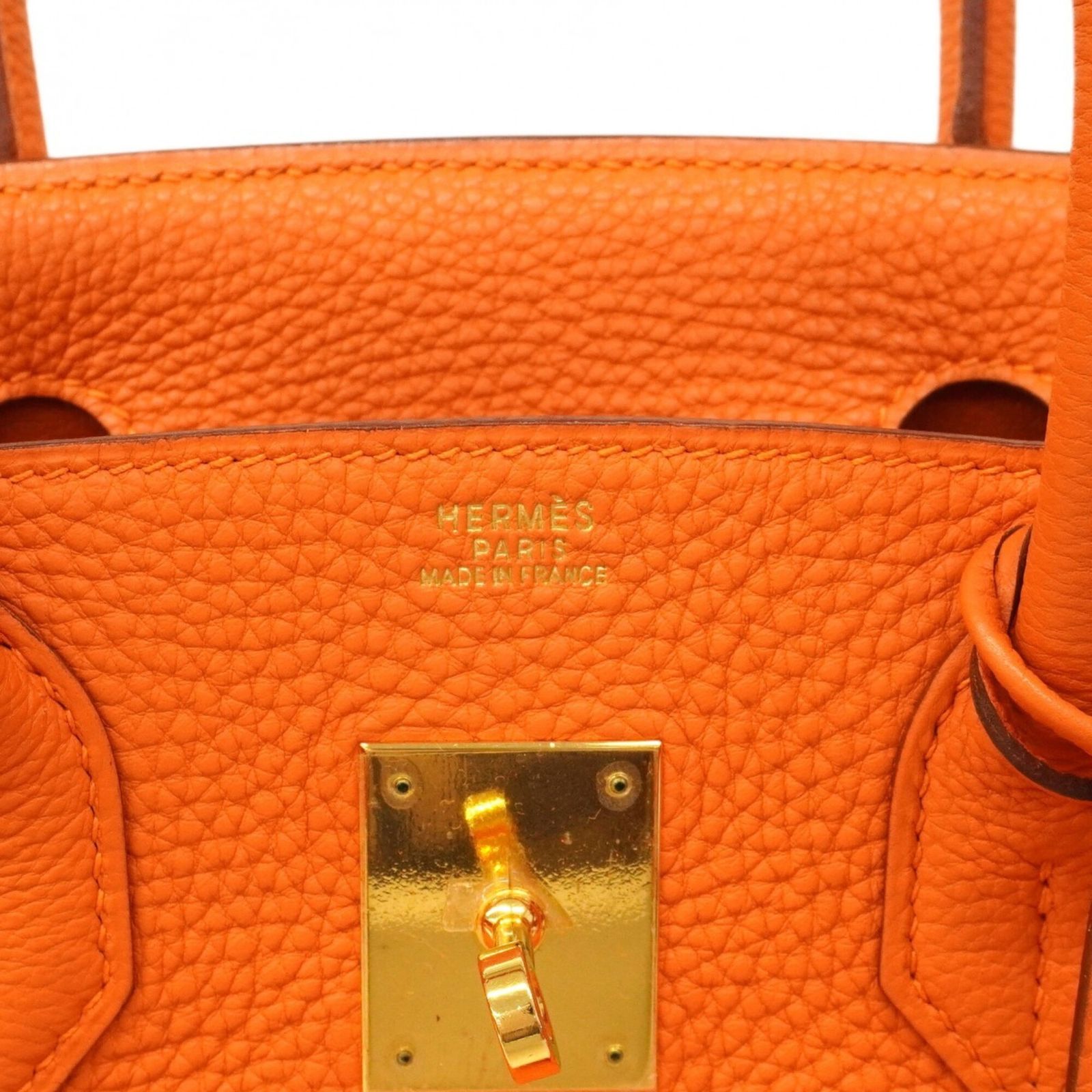 エルメス(Hermes) エルメス ハンドバッグ バーキン30 トゴ オレンジ 