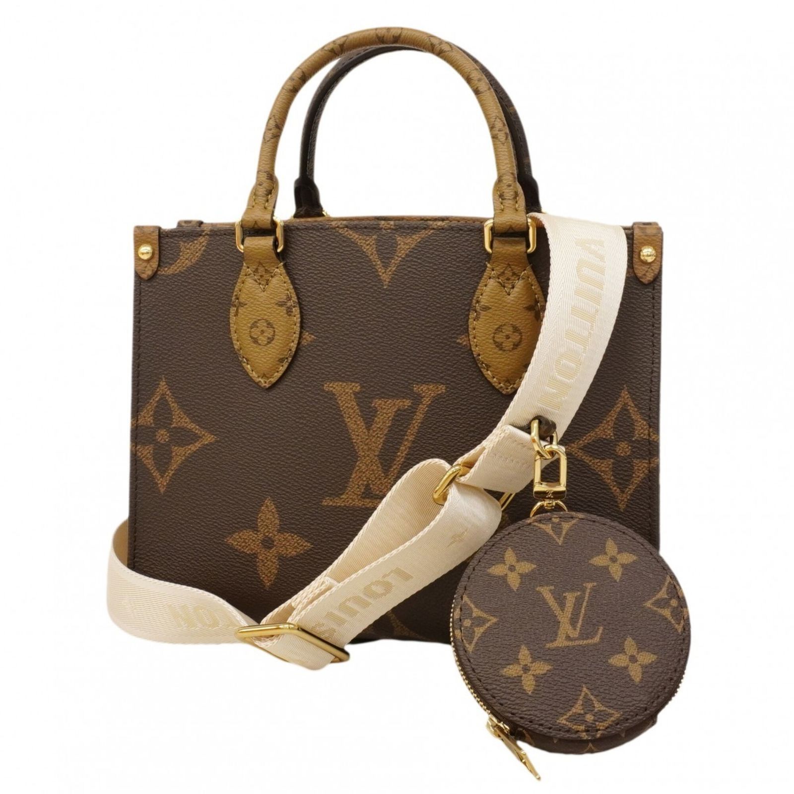 ルイ・ヴィトン(Louis Vuitton) ルイ・ヴィトン ハンドバッグ モノグラム・ジャイアントリバース オンザゴーPM M46373 ブラウンレディース 203,624円