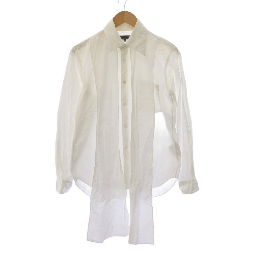 コムデギャルソンオムプリュス COMME des GARCONS HOMME PLUS AD2012 シャツ 長袖 XS 白 PJ-B008 /BM