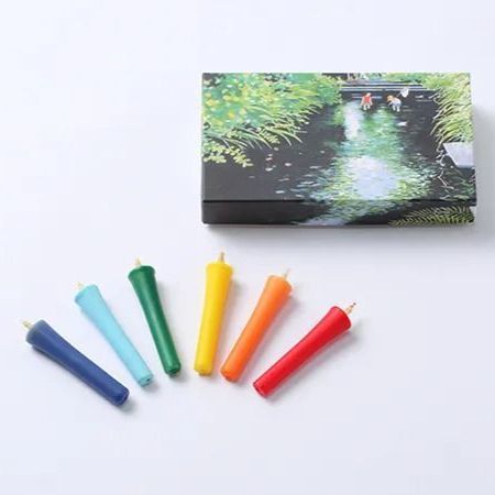 6箱セット 新品未使用 大與 色ろうそく 夏 春夏秋冬シリーズ 6本入り No.4302101 管理番号：1806-2574