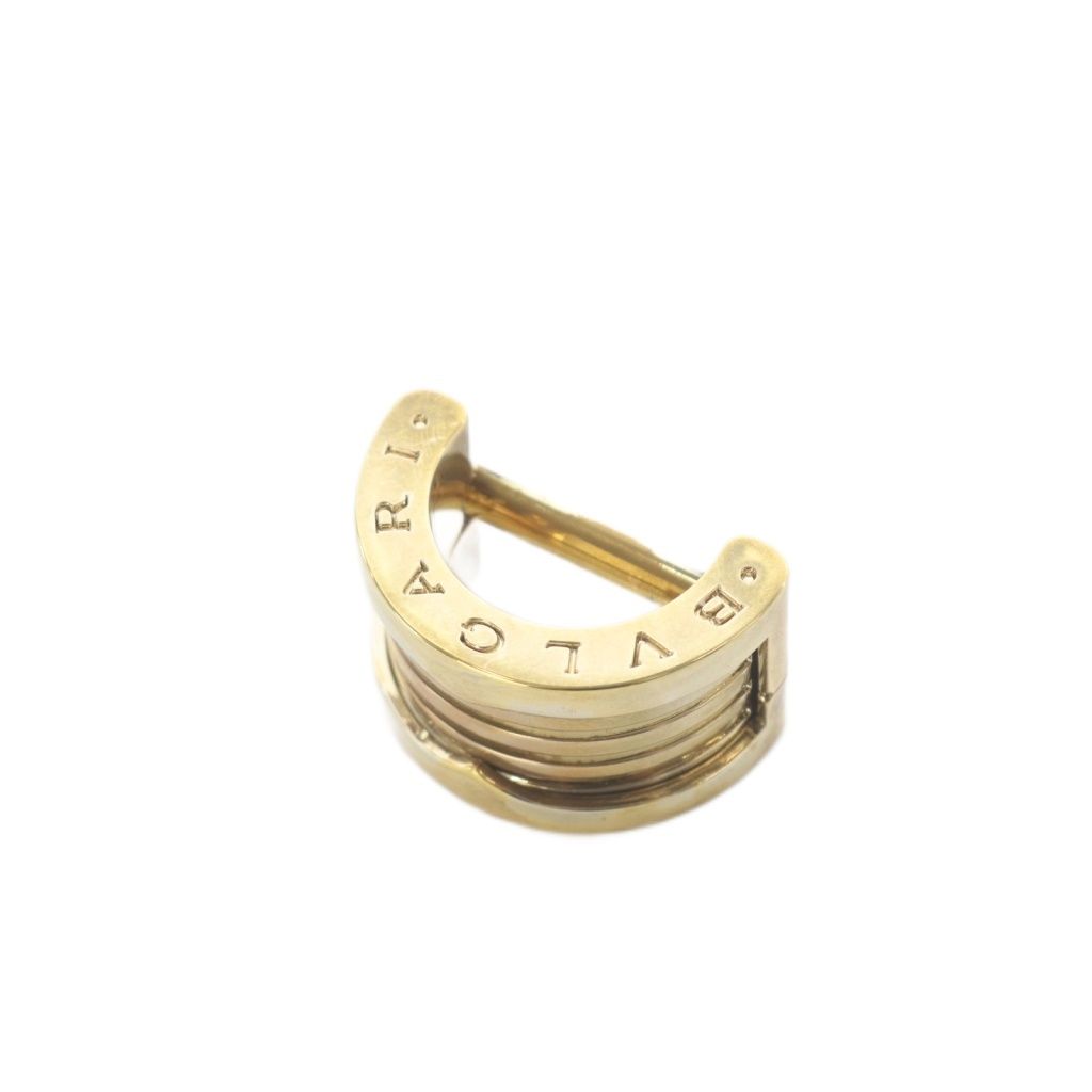 ブルガリ BVLGARI B-zero1 スカーフリング ロゴ ゴールド色