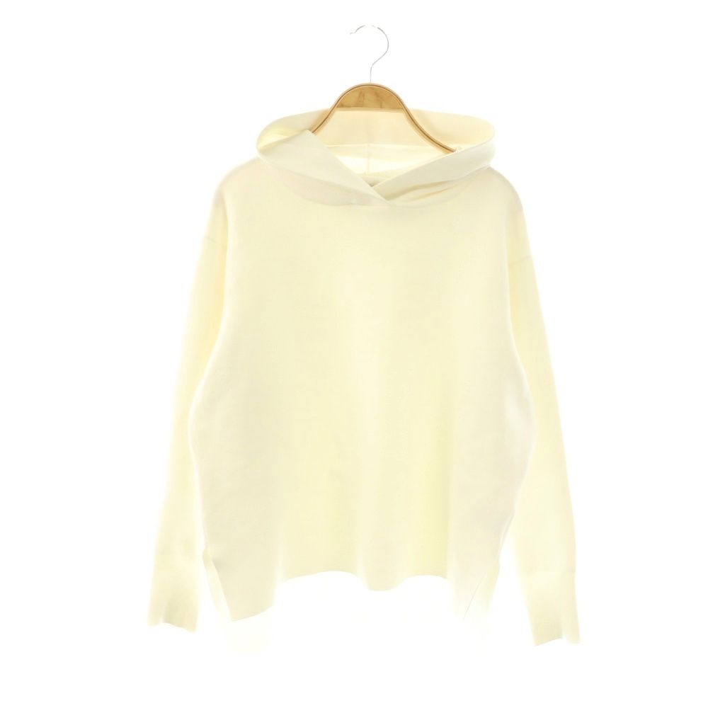 アナイ ANAYI 25SS スムースニットパーカー プルオーバー 36 ホワイト /HK ■OS 4,720円