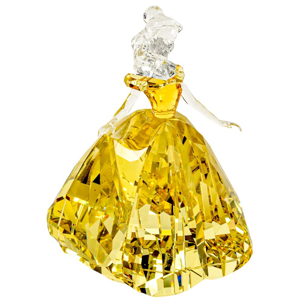スワロフスキー SWAROVSKI ディズニー 美女と野獣 ベル オブジェ 置物