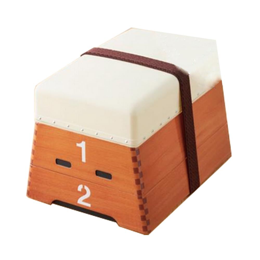 跳び箱型のお弁当箱 おもしろ雑貨 跳び(弁当)箱 ランチボックス お弁当 ランチグッズ 跳び箱 約15cm shu