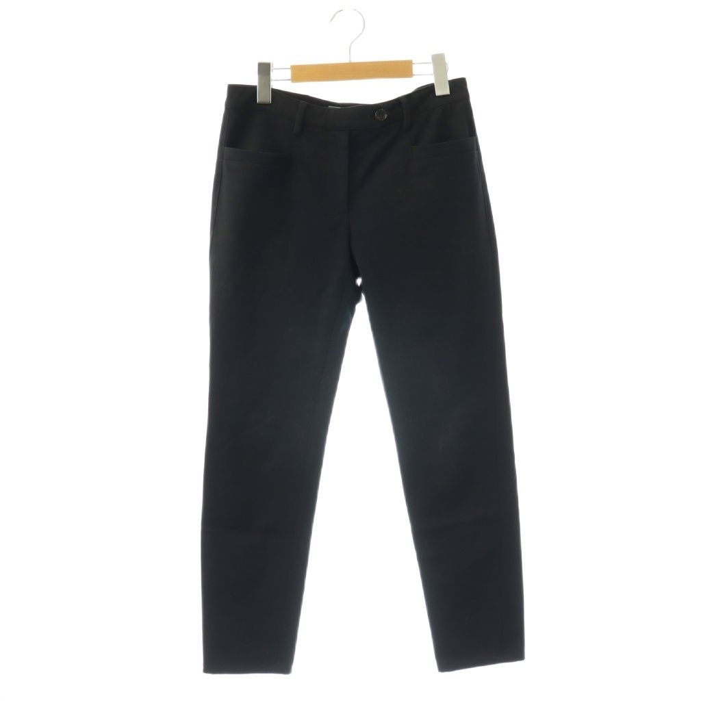 プラダ PRADA テーパードスキニーパンツ ジッパーフライ 38S ブラック /DO ■OS ■SH