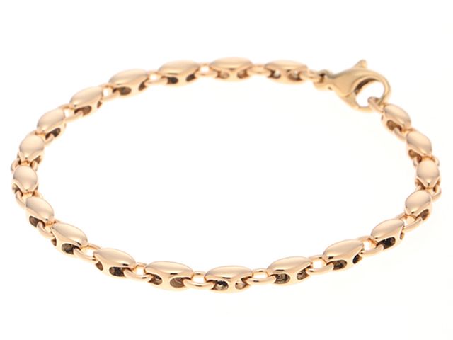 BVLGARI ブルガリ ジュエリー ライスチェーンBL/YG/14.6g 貴金属･宝石 ブレスレット K18イエローゴールド K18YG ゴールド ユニセックス【中古】460 258,836円