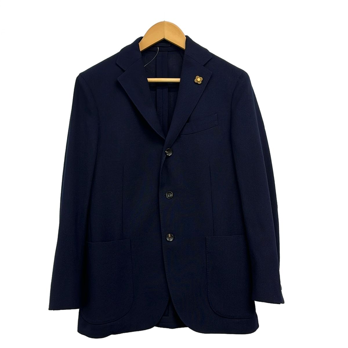 lardini(ラルディーニ) ジャケット サイズ48 XL メンズ美品 - ネイビー 長袖/春/夏