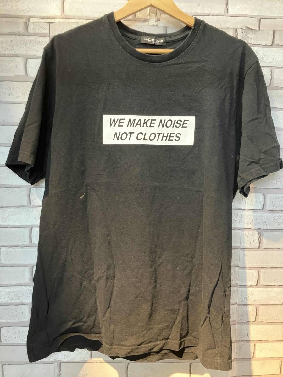 UNDERCOVER アンダーカバー　半袖TシャツWE MAKE Noise NOT CLOTHES Lサイズ　ブラック　モード