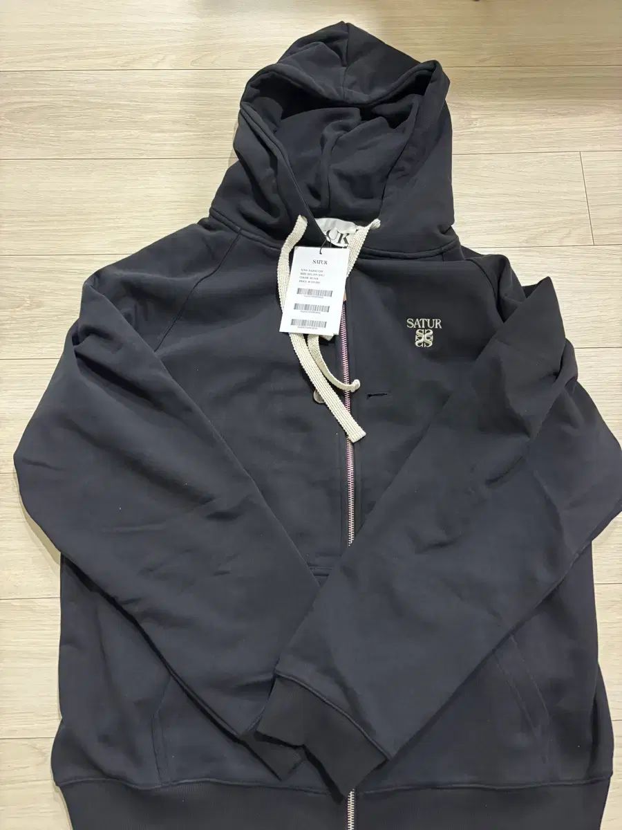 セター ブラック フード ジップアップ XXL 新品
