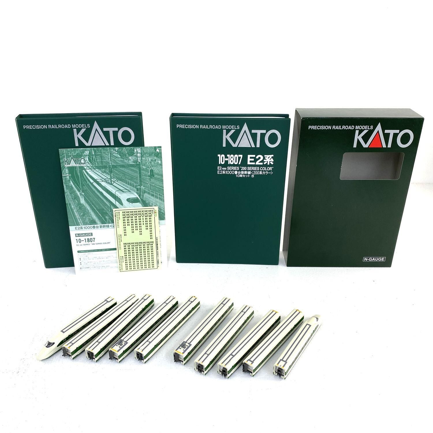 【★加古川物流】中古 ジャンク KATO 10-1807 E2系1000番台新幹線(200系カラー) 10両セット ＡＢ°【729】